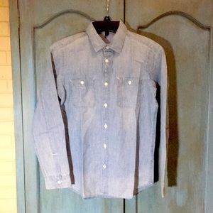 Uniqlo Denim Long-sleeved Shirt for Boys